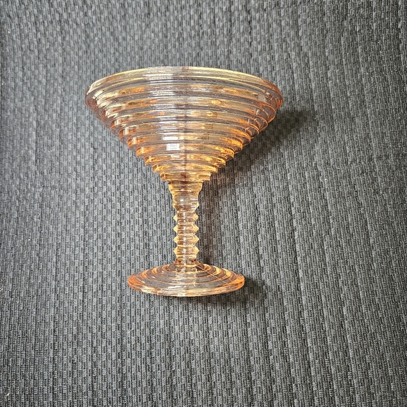 Depression glass comport (compote) - Picture 3 of 5